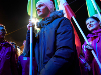 Molnár Flórián vihette a magyar zászlót a záróünnepségen