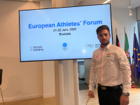 Kékesi Márton az Európai Sportolói Fórumon képviselte hazánkat